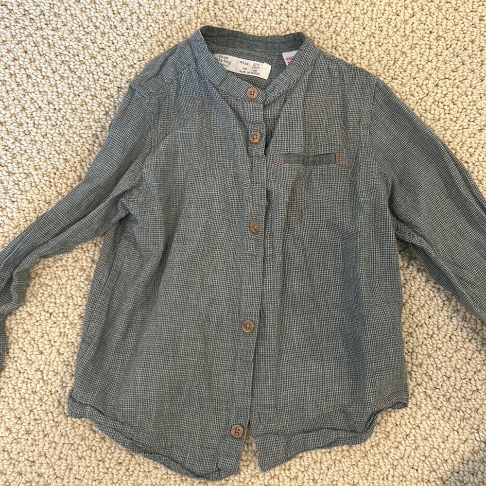 Baby boy unworn zara botton down